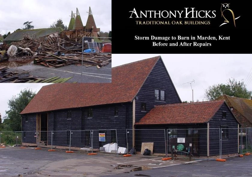 All is Not Lost - Storm Damage Repairs to Barn